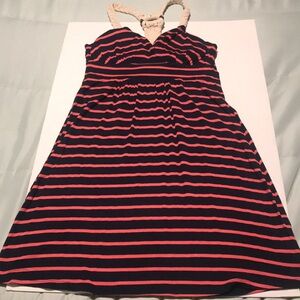Striped casual dress